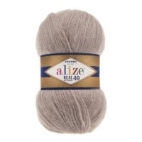Алізе Ангора Реал 40 (Alize Angora Real) 100г/480м 365 тумано-бузковий