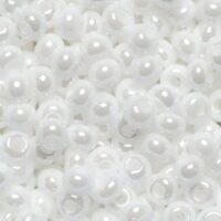 Бисер Чехия Preciosa 4/0 46102 25г белый жемчужный