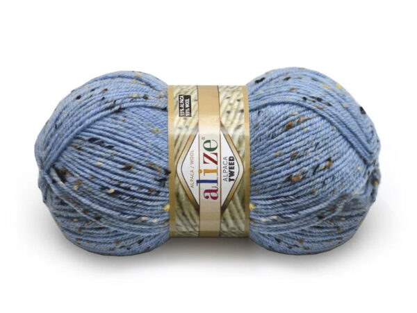 Алізе Альпака Твід (Alize Alpaca Tweed) 100г/250м 356 блакитний