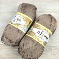 Алізе Діва (Alize Diva) 100г/350м 167 сіро-коричневий