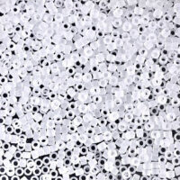 Бісер Miyuki Delica Beads 11/0 5г DB-741 прозорий матовий сніжно-білий