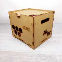 ПА-Ш- Шкатулка Соты 16*18,5*15см