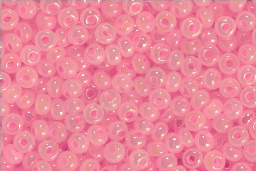 Бісер 57573 Preсiosa 10/0 рожевий перлиновий райдужний 25г