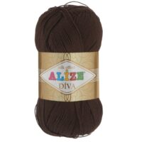 Алізе Діва (Alize Diva) 100г/350м 026 коричневий