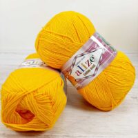 Алізе Котон Голд (Alize Cotton Gold) 100г/330м 216 мімоза