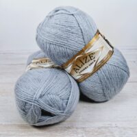 Алізе Ангора Голд (Alize Angora Gold) 100г/550м 021 сірий