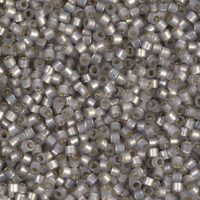 Бісер Miyuki Delica Beads 11/0 5г DB-630 блискучий, алебастровий сірий
