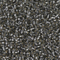 Бісер Miyuki Delica Beads 11/0 5г DB-48 блискучий, темне срібло