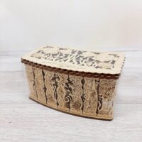 ПА-Ш-003 Шкатулка Морская 16*9*8см