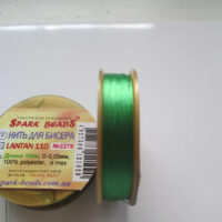 Бісерна нитка Spark Beads Lantan110 0,09мм 100м №2278 зелень