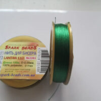 Бісерна нитка Spark Beads Lantan110 0,09мм 100м №2283 смарагд
