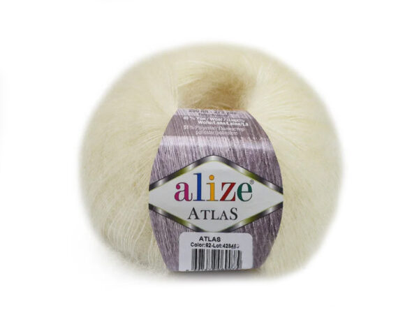 Алізе Атлас (Alize Atlas) 50г/250м 062 молочний