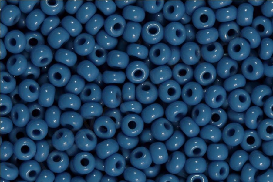 Бісер 63080 Preсiosa 10/0 синiй натуральний 25г