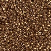 Бісер Miyuki Delica Beads 11/0 5г DB-115 металік червоне золото