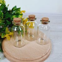 Скляна пляшечка для бісеру 58*27мм