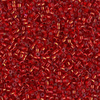 Бісер Miyuki Delica Beads 11/0 5г DB-602 блискучий, червоний