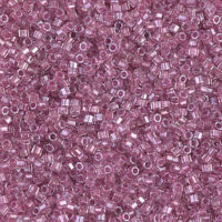 Бісер Miyuki Delica Beads Cut 11/0 5г DBC-902 рубка темно-рожевий