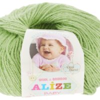 Алізе Бебі вулл (Alize Baby Wool) 50г/175м 255 світла залень