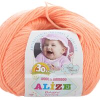 Алізе Бебі вулл (Alize Baby Wool) 50г/175м 449 абрикос
