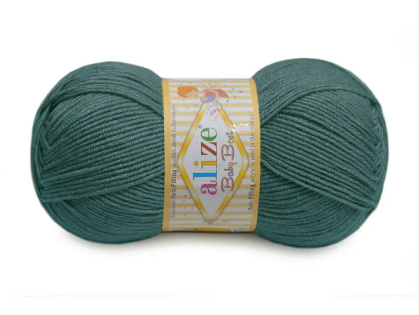 Алізе Бебі Бест (Alize Baby Best) 100г/240м 847 античний зелений