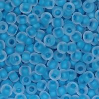 Бісер 38336 (10619) Preсiosa 10/0 блакитний профарбований матовий 25г