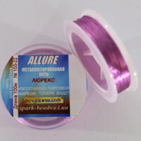 Люрекс Аллюр Spark Beads 100м №100-22 яскраво-рожевий
