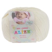 Алізе Бебі вулл (Alize Baby Wool) 50г/175м 062 екрю