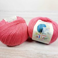 Алізе Бебі вулл (Alize Baby Wool) 50г/175м 033 рожевий