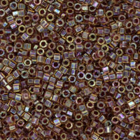 Бісер Miyuki Delica Beads Cut 11/0 5г DBC-91 рубка, темно-рожево-коричневий
