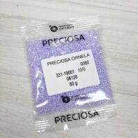 Бісер 08128 Preсiosa 10/0 світло-бузковий блискучий матовий 25г