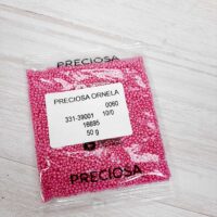 Бісер 16695/1 (441) Preсiosa 10/0 рожевий непрозорий крейдяний матовий 25г