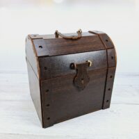 ПА-Ш-198 Скриня 25*21*17 МДФ 3мм Коричнева