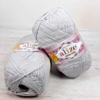 Алізе Котон Голд (Alize Cotton Gold) 100г/330м 200 сірий гриб