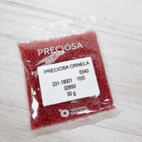 Бісер 02693 Preсiosa 10/0 малиновий 25г