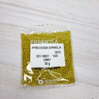 Бісер 03651 Preсiosa 10/0 оливковий 25г