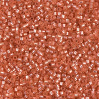 Бісер Miyuki Delica Beads 11/0 5г DB-684 блискучий, рожево-терракотовий мат