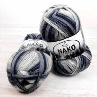Нако Бохо (Nako Boho) 100г/400м 82449 біло-чорний