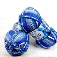 Нако Бохо (Nako Boho) 100г/400м 82450  меланж синій