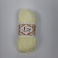 Алізе Фореве (Alize Flower Crochet) 50г/300м 001 молочний