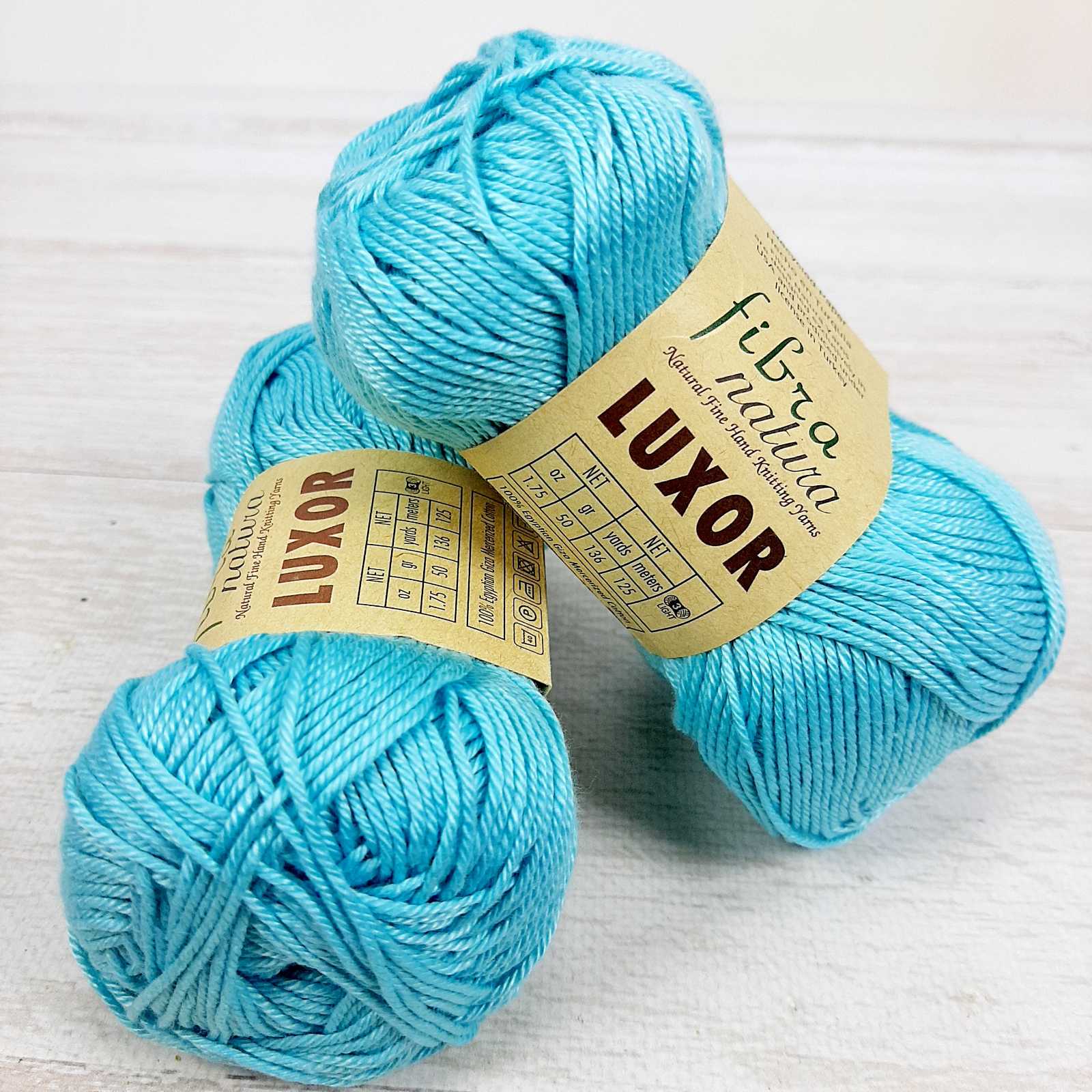 ФібраНатура Люксор (Fibranatura Luxor) 50гр/120м 105-13 бірюза