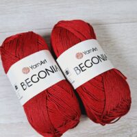 ЯрнАрт Бегонія (YarnArt Begonia) 50г/169м 5020 бордо