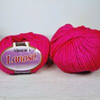 Ланосо Алпакана (Lanoso Alpacana) 100г/130м 3029 яскраво рожевий