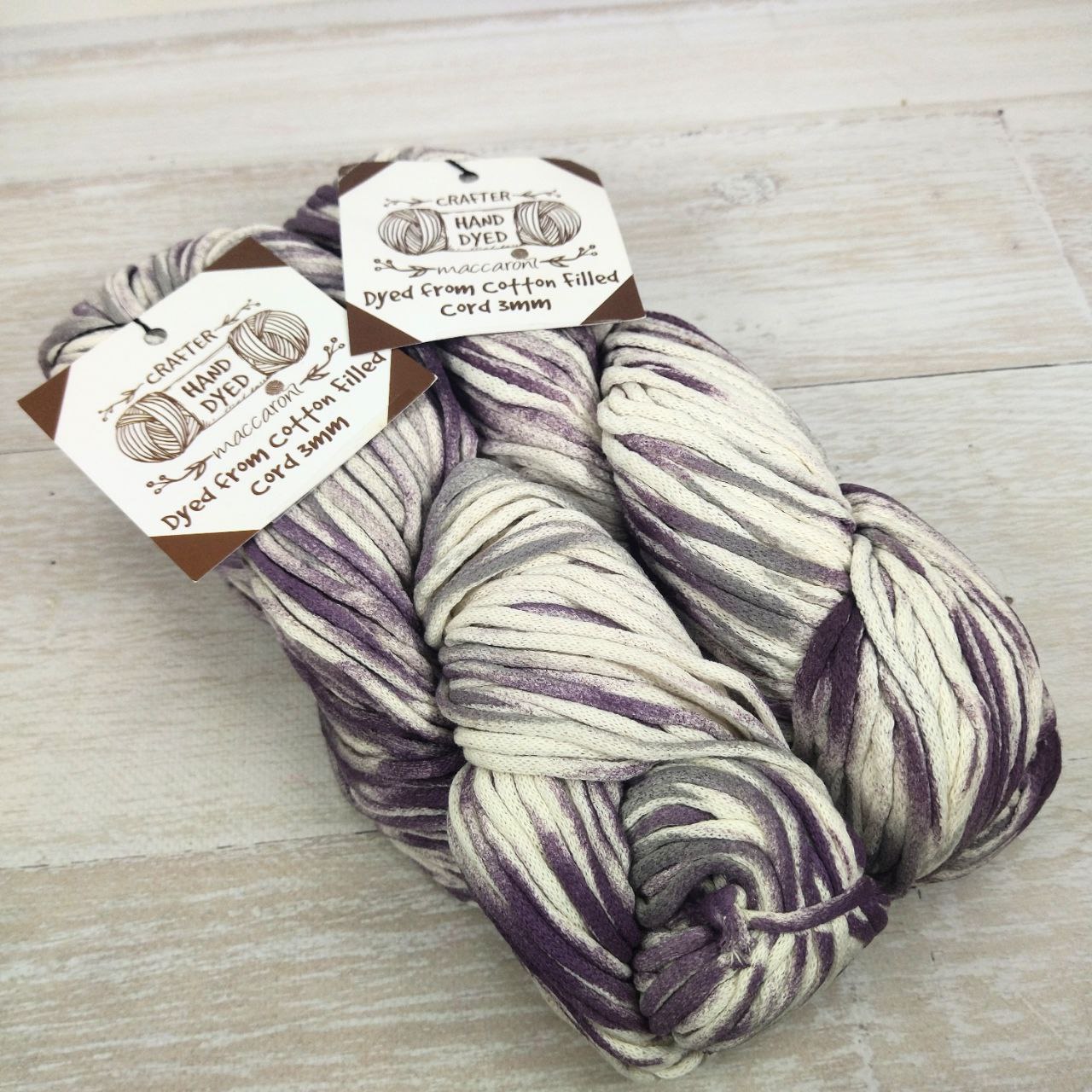 Кратер Котон Файлд (Crater Cotton Filled Hand Dyed) 200г/100м 23001 фіолетово-сірий