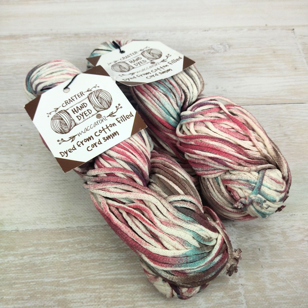 Кратер Котон Файлд (Crater Cotton Filled Hand Dyed) 200г/100м 23006 кораловий