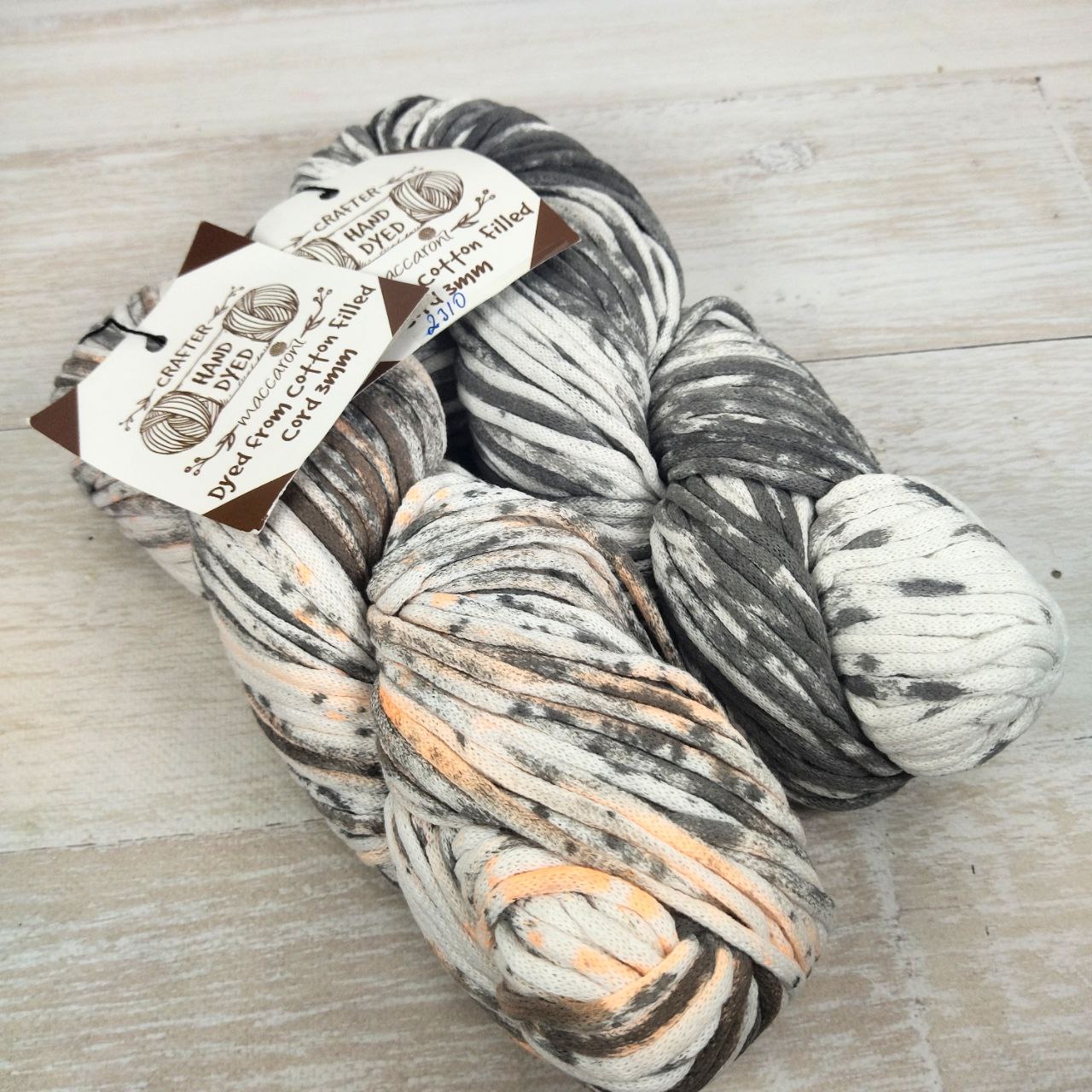 Кратер Котон Файлд (Crater Cotton Filled Hand Dyed) 200г/100м 23010 сірий