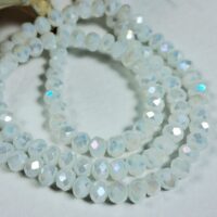 Скло 4мм 110-115шт з переливом білий матовий 04057ab