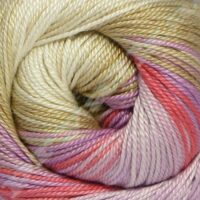 Алізе Місс батік (Alize Miss batik) 50г/280м 3712 меланж рожево-коричневий