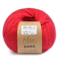 ФібраНатура Дона (Fibranatura Dona) 50г/115м 106-08 світло червоний