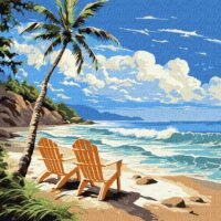Картина за номерами КНО2787 Світ для закоханих 30*30см