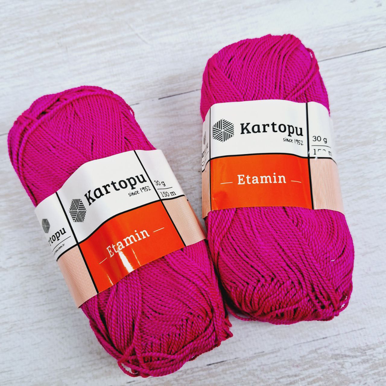 Картопу Етамін (Kartopu Etamin) 30г/150м К737 рожевий